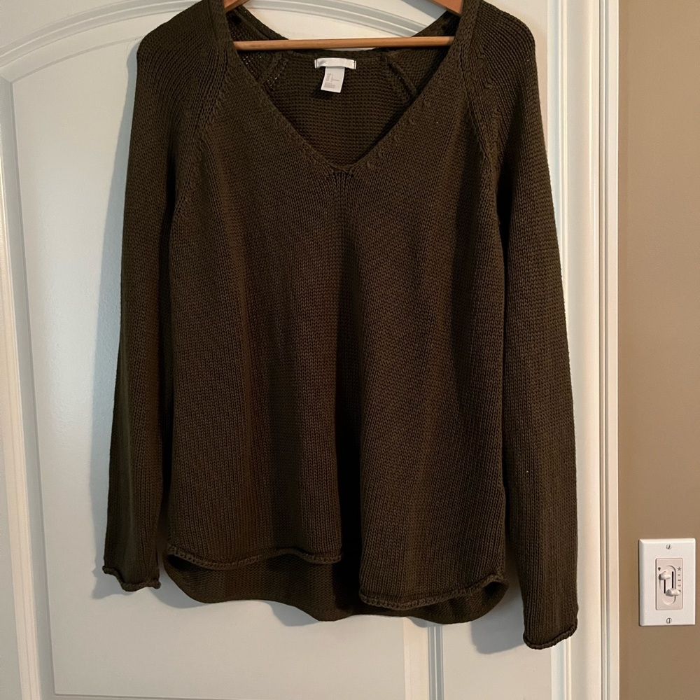 Green sweater